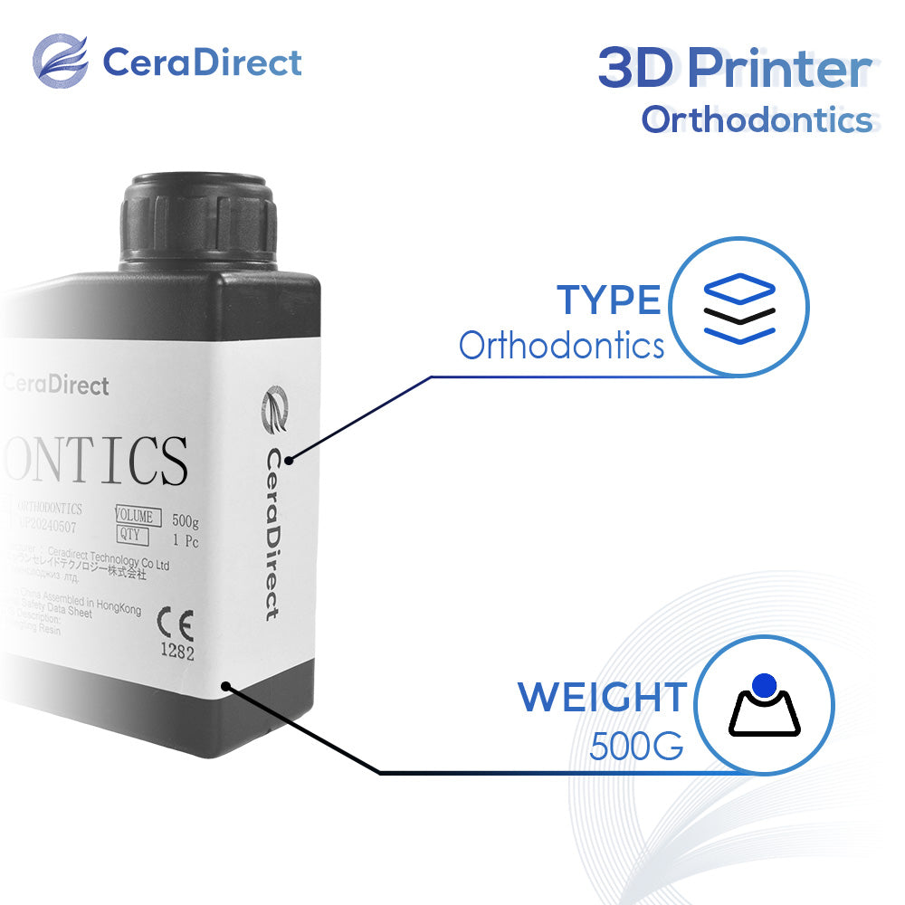 Imprimante 3D ORTHODONTIE Résine résistante aux hautes températures (500 g)