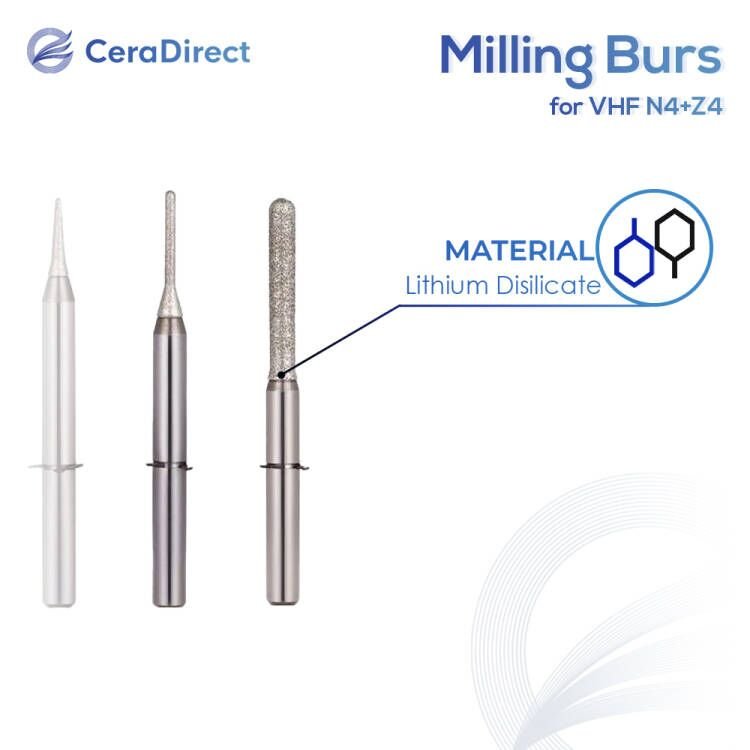 Milling Burs——VHF(VHF N4+ Z4)Milling Machine - CeraDirect
