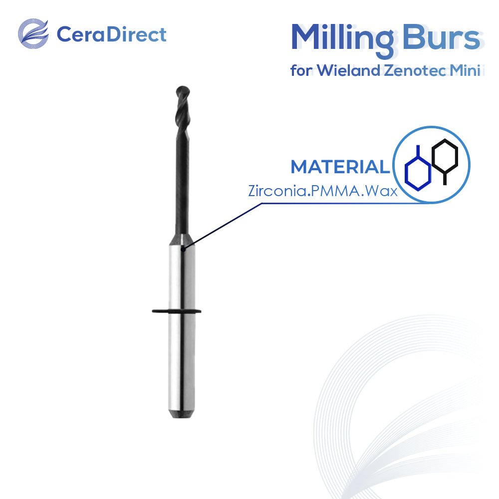 Milling Burs——Wieland(Wieland Zenotec Mini)Milling Machine - CeraDirect