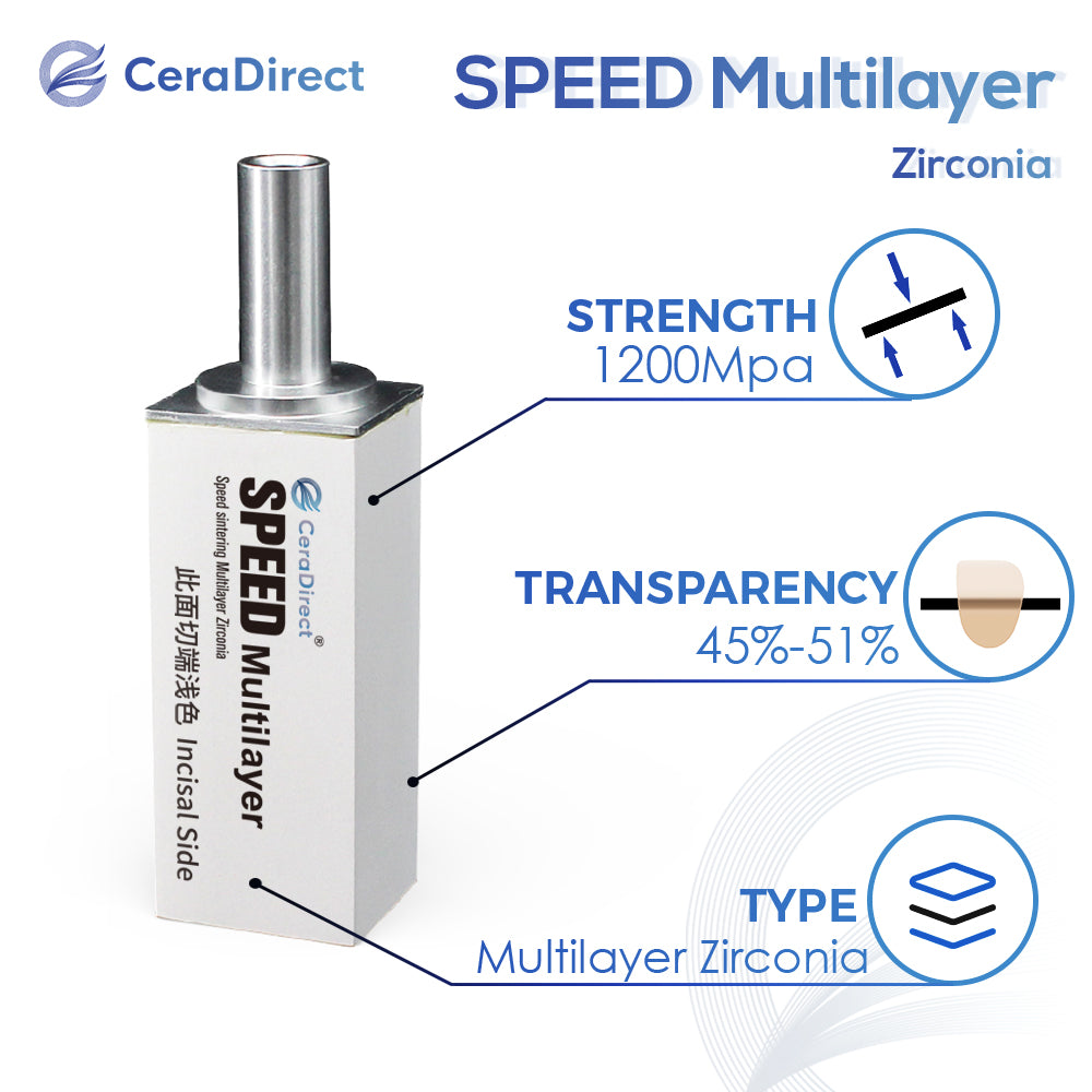 Système de frittage ultra-rapide de blocs de zircone multicouches à vitesse Sirona
