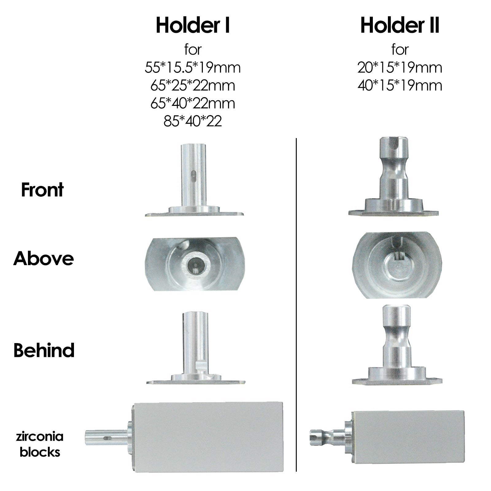 HT White Zirconia Block Sirona System