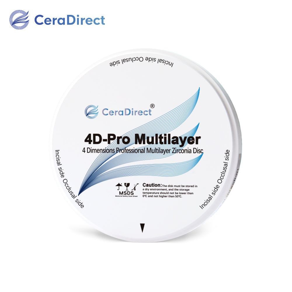 4D-Pro Multilayer Zirconia Disc Open System (98mm)