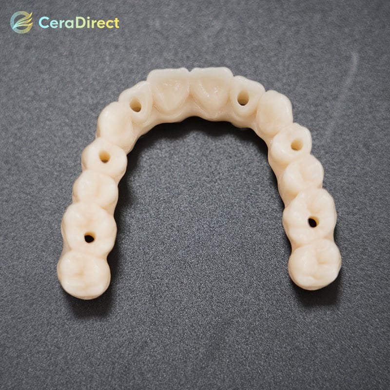 HT— White Zirconia Disc Open System (98mm) - CeraDirect