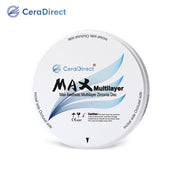 MAX—Multilayer Zirconia Disc Open System (98mm) - CeraDirect